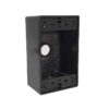 1-Gang Rectangular Box (3) 1/2″ Holes — Bronze — Superflex part 1GB350BZ