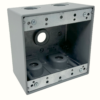 2-Gang Deep Box (5) 1/2″ Holes — Superflex part 2GDB550