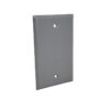 1-Gang Blank Cover — Gray — Superflex part 1GBC