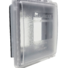2-Gang Plastic Cover 45 in 1 — Superflex part 2GWIUXDSL