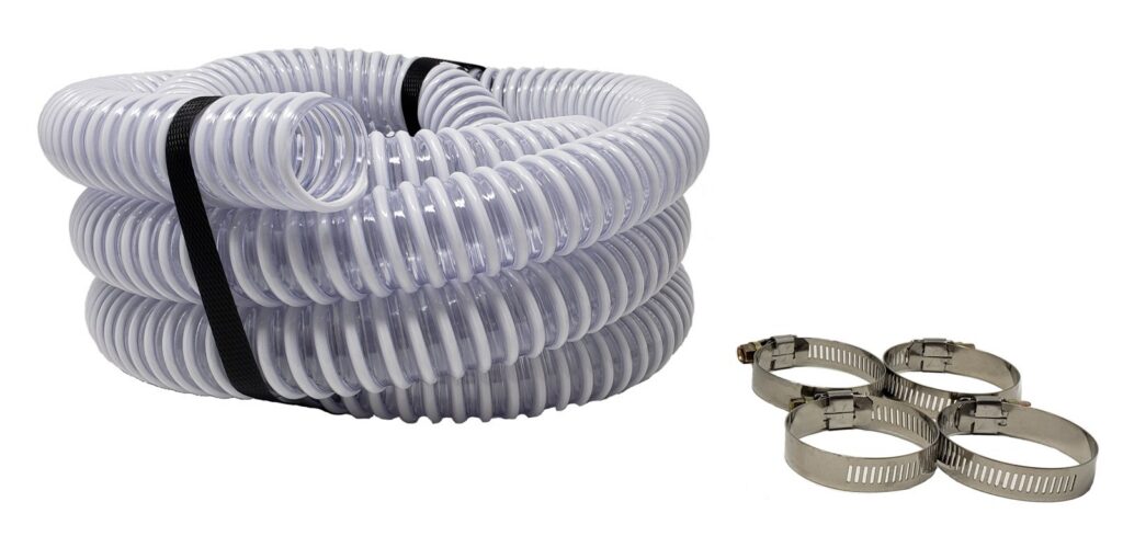 Pool Filter Pump Connection Hose, 1-1/4", 12 ft