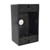 1-Gang Rectangular Box (3) 1/2″ Holes — Bronze — Superflex part 1GB350BZ
