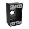 1-Gang Rectangular Box (3) 3/4″ Holes — Bronze — Superflex part 1GB375BZ