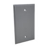 1-Gang Blank Cover — Gray — Superflex part 1GBC