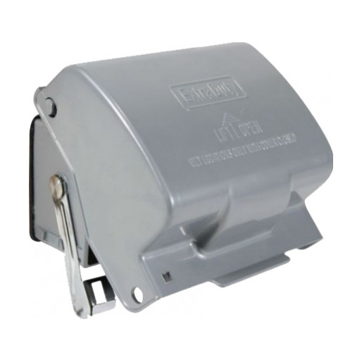 1-Gang Horizontal Extra Duty Metal In-Use Cover 7 in 1