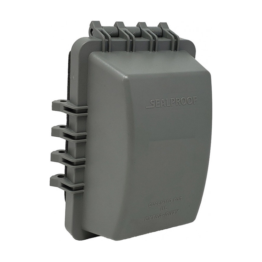 1-Gang Extra Duty In-Use Cover 18 in 1 — Gray