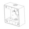 2-Gang Box (3) 3/4″ Holes — Bronze — Superflex part 2GB375BZ