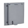 2-Gang Weatherproof Box Cover for 2-1/8″ Dia. 40-50A Receptacle — Superflex part 2GCTL