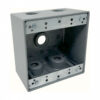 2-Gang Deep Box (5) 1/2″ Holes — Superflex part 2GDB550