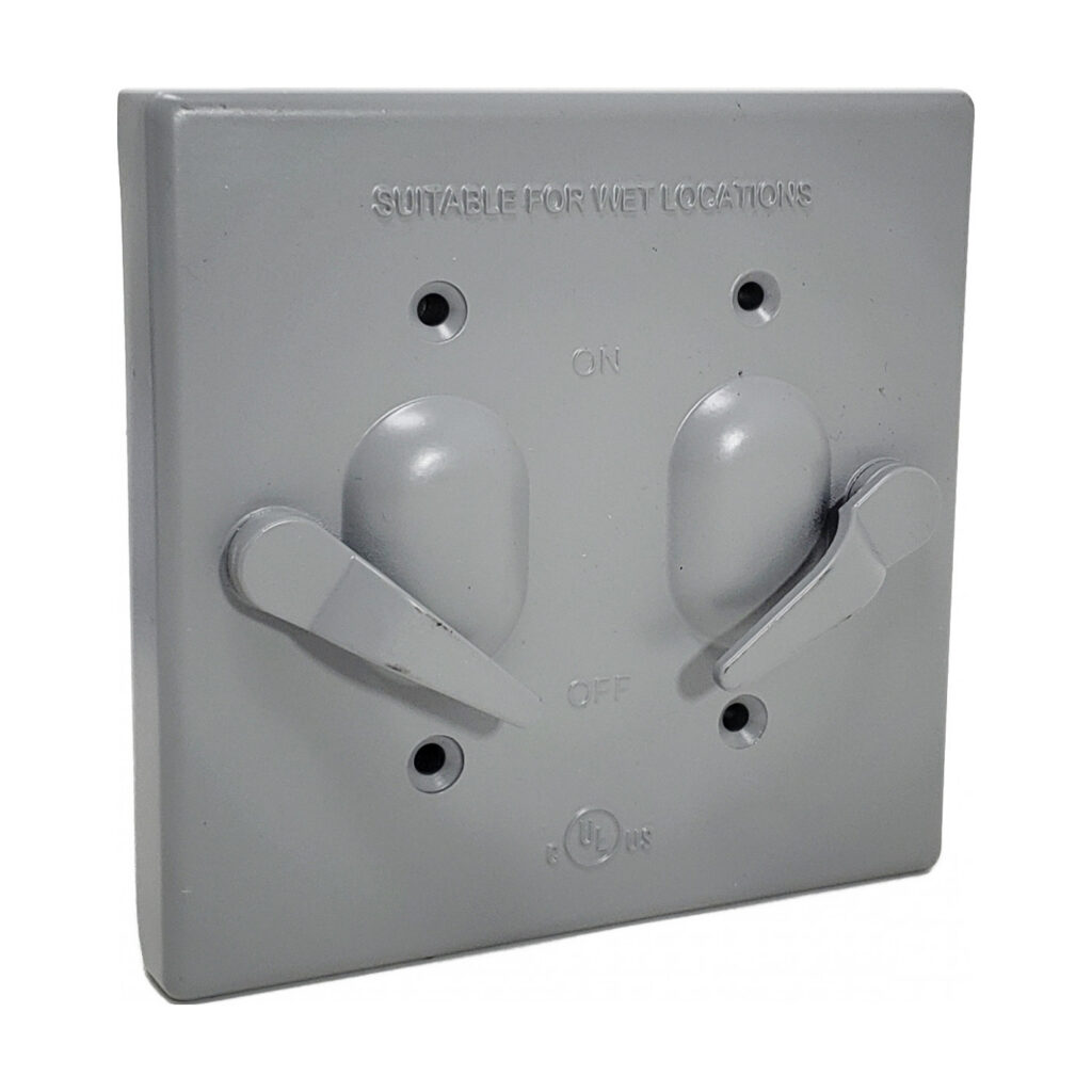 2-Gang Weatherproof Toggle Cover