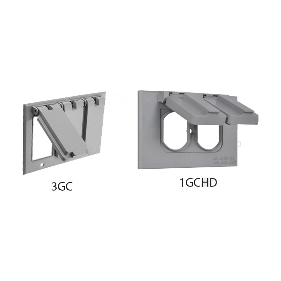 3-Gang Weatherproof Box Cover 125 in 1