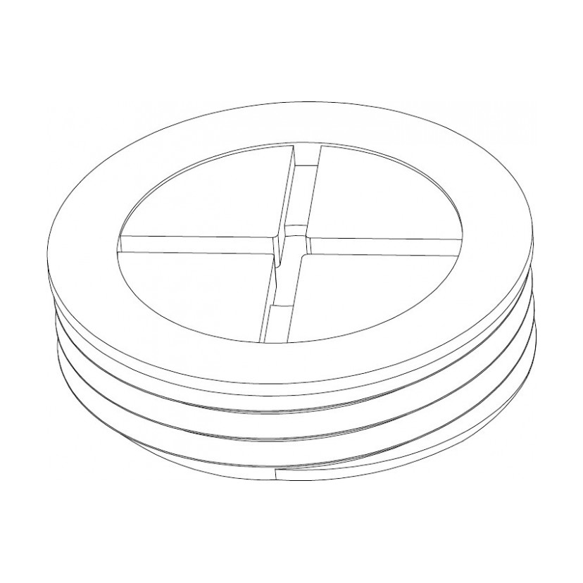 1" Closure Plug, 4 per Bag