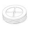 1/2″ Closure Plug, 4 per Bag — Bronze — Superflex part CP50BZ