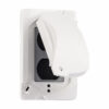 1-Gang Plastic Universal Cover — White — Superflex part P1GCWH