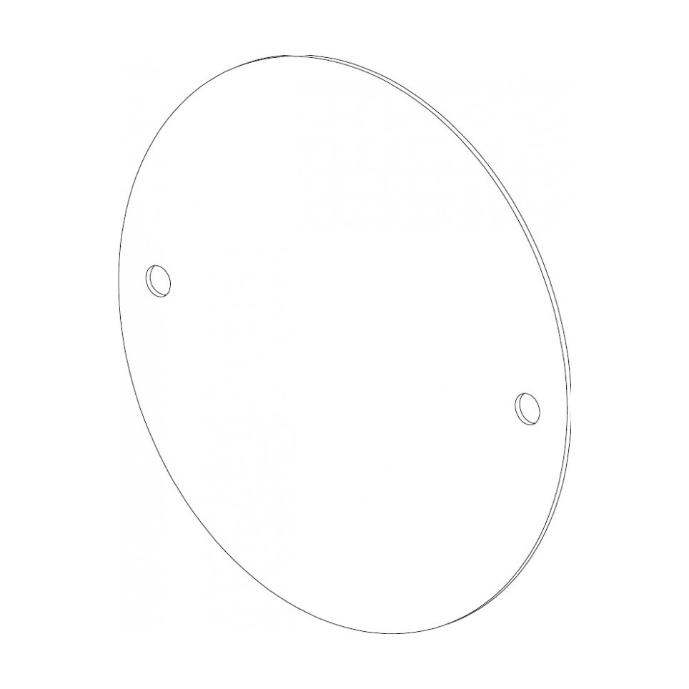 Round Blank Cover — Bronze