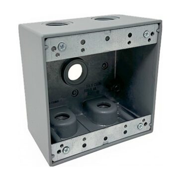 2 Gang Rectangular Deep Outlet Boxes